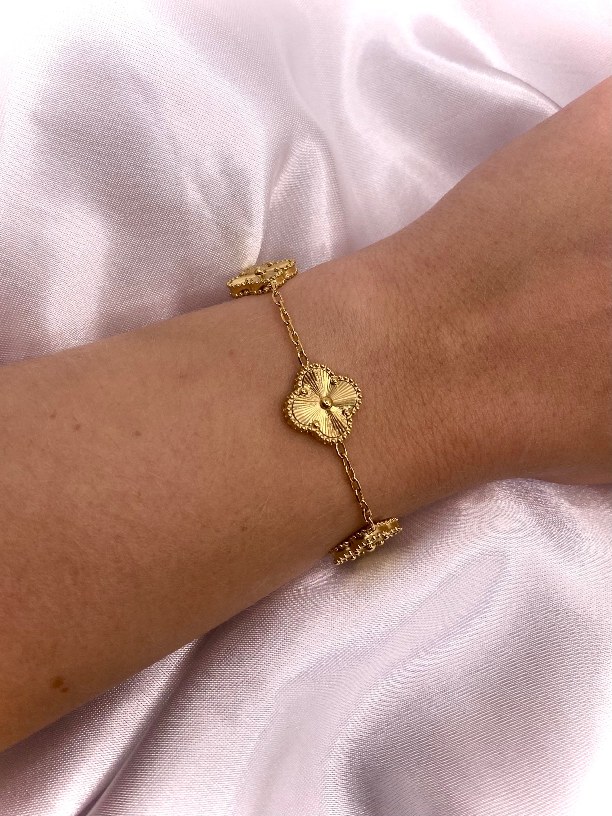 Clover Bracelet Goldplated