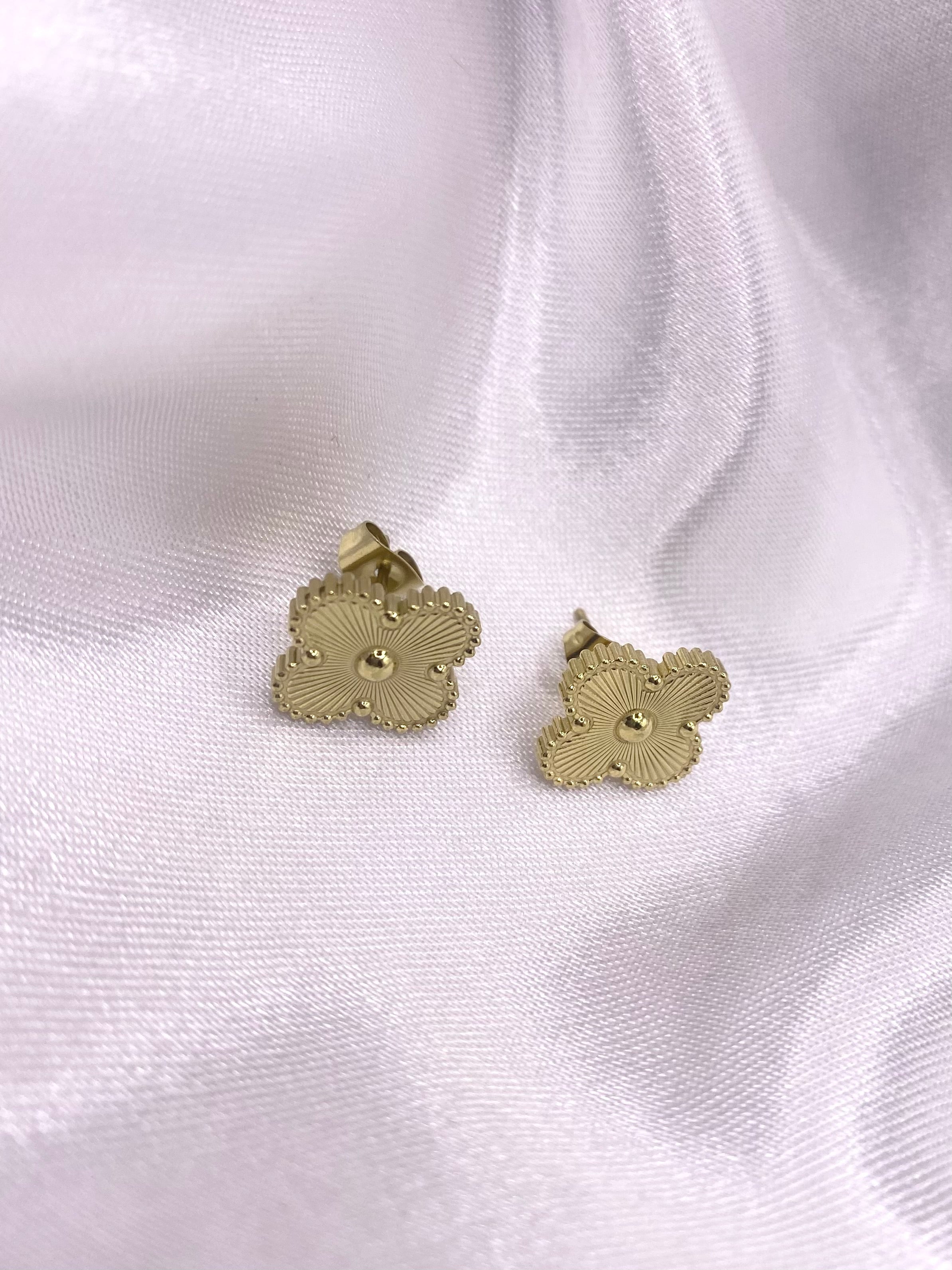Clover Studs Goldplated