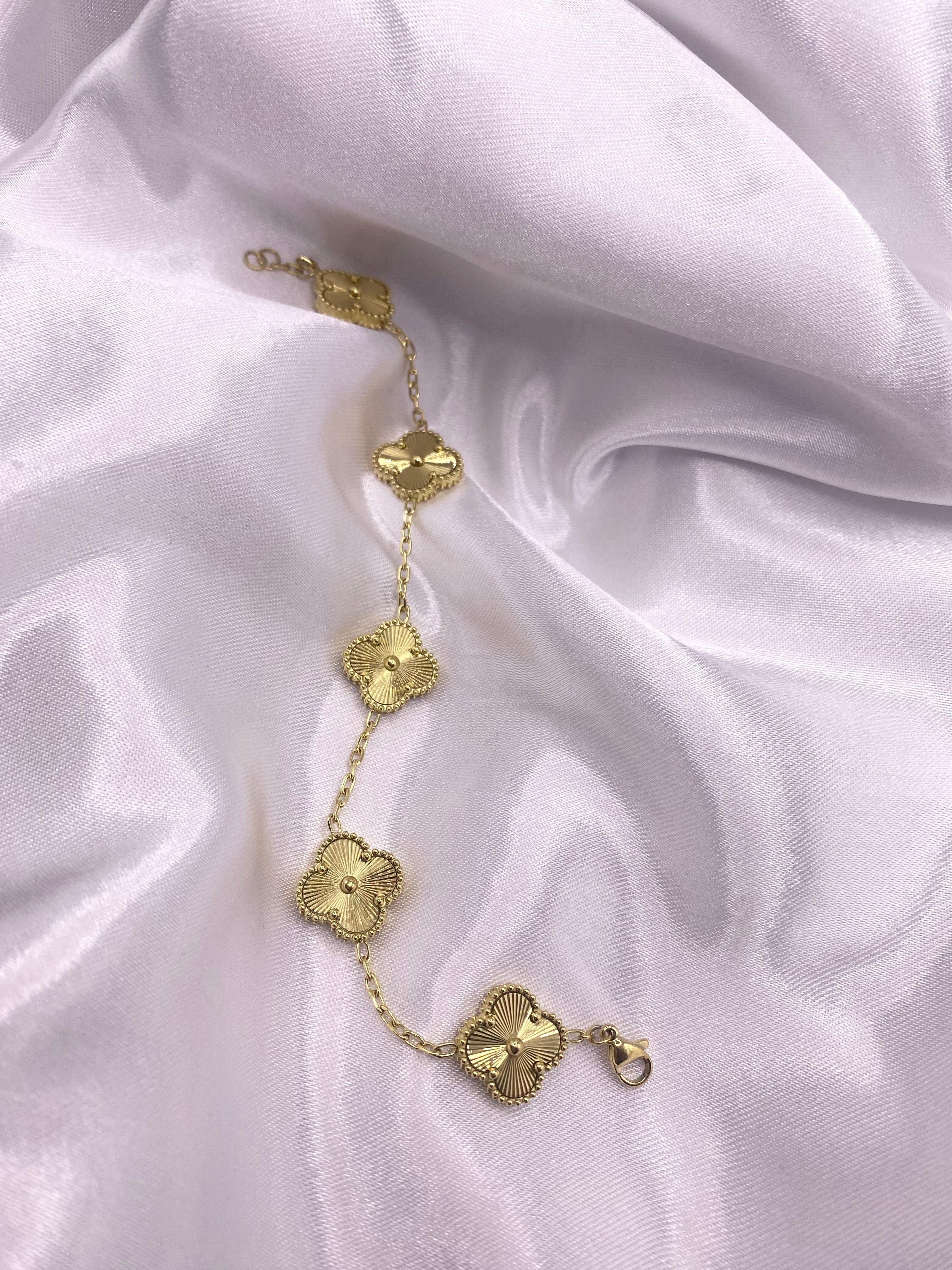 Clover Bracelet Goldplated