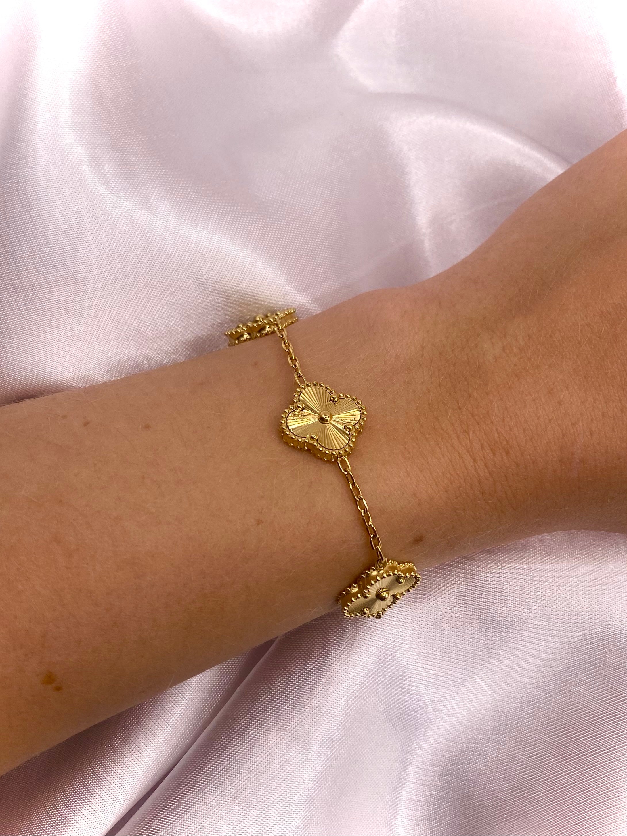 Clover Bracelet Goldplated